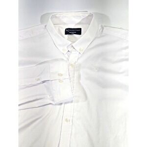 Tailored Athlete XXXL Signature Dress Shirt Button Up White Athletic Fit Stretch
